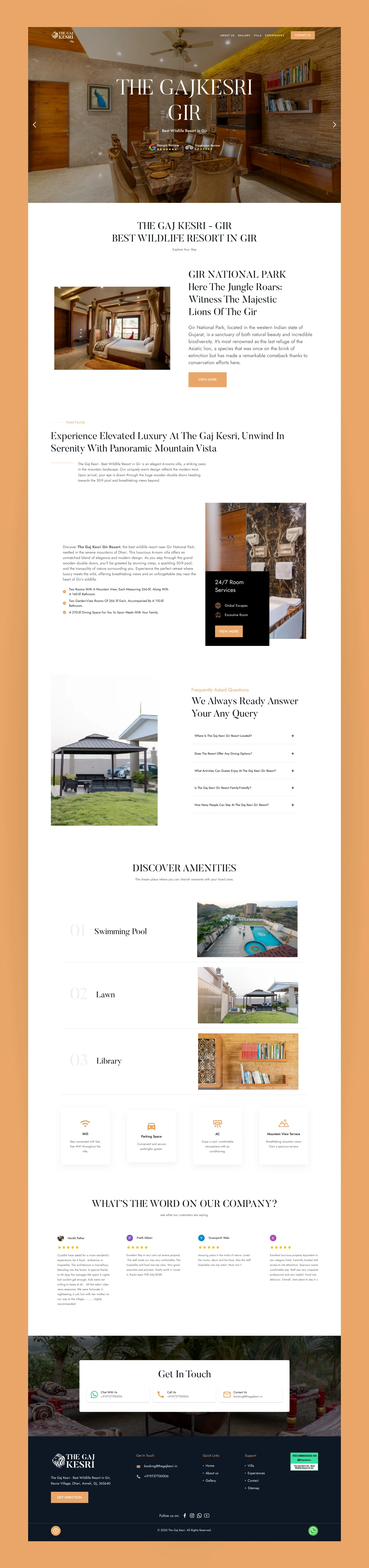 Guests embarking on a guided safari through the Gir National Park